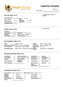 Inspection Sheet